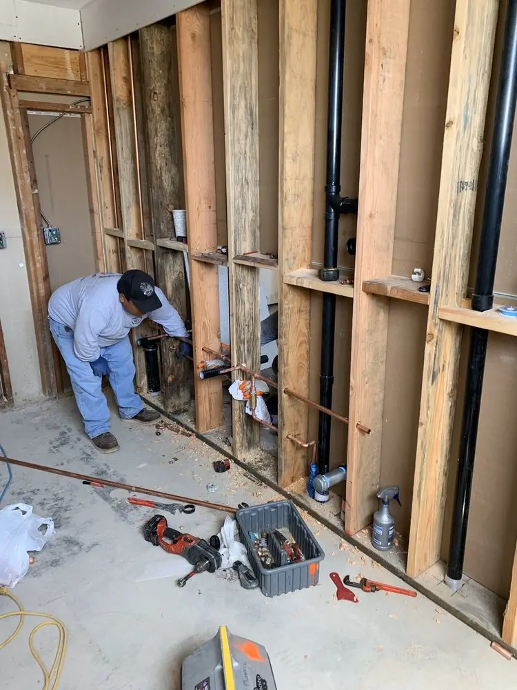 Commercial rough-in plumbing for Water Heater Replacement in Massac